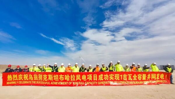 O‘zbekistonda Markaziy Osiyodagi eng yirik 1 GVt quvvatli shamol elektr stansiyasi ishga tushirildi